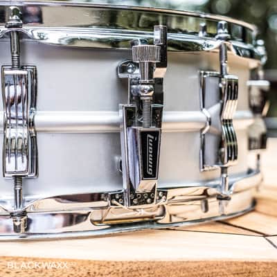 Ludwig Acrolite 5x14" 8-Lug - Pointed Blue/Olive Badge image 9