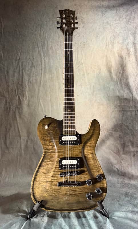 Chertoff Custom Guitars 2021 Tele Paul - Trans Black