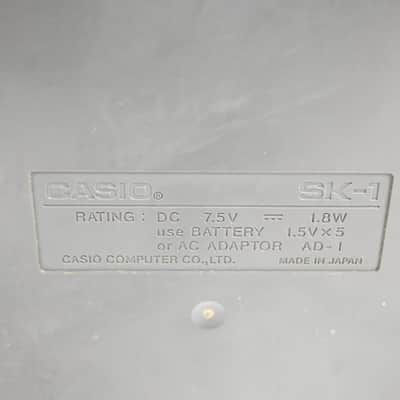 Casio SK-1 Sampling Keyboard image 13