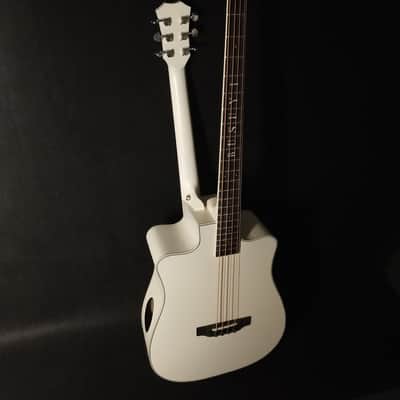 Busuyi Guitar 4 String Bass 6 String Lead Acoustic, Travel Acoustic Guitar with Classical Metal Heel image 1