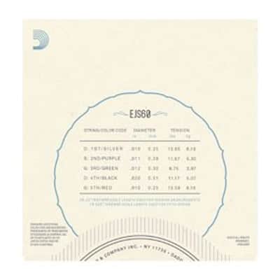 D'Addario EJS60 Stainless Steel 5 String Banjo Strings - Light 10-20 image 3