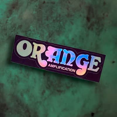 ORANGE AMPLIFICATION HOLOGRAPHIC STICKER SET INSANELY RARE LIMITED EDITION AMPLIFIERS AMP CASE CANDY BUMPER STICKERS DECAL AMPLIFIER FREE SHIPPING! image 4