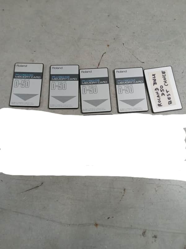 Roland D50 cards sounds cartes image 1