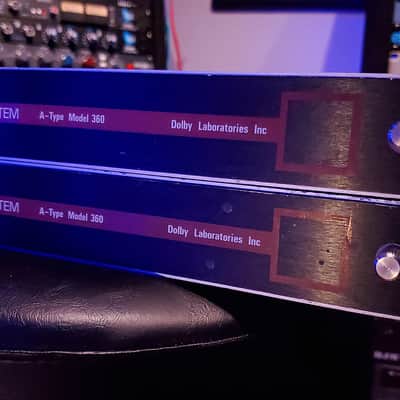 Pair of Dolby A-Type 360, brother of the 361 with Cat 22 card image 2