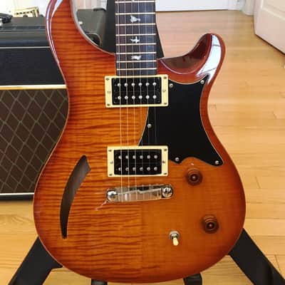 Paul Reed Smith SE Custom 22 Semi-Hollow Vintage Sunburst with Upgrades image 1