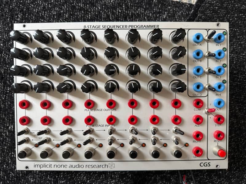 Implicit None Audio Research / Serge / Loudest Warning 4U 8 Stage Sequencer/Programmer with Switch image 1