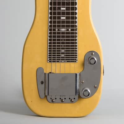 Fender  Champion Lap Steel Electric Guitar (1950), ser. #1265, black gig bag case. image 3