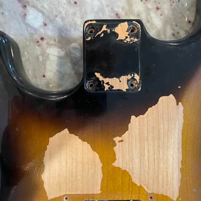 1982 Fender Fullerton AVRI Stratocaster Body – Aug 17, 1982 – Early American Vintage Reissue Jack Cup and Tremolo Bridge Assembly image 15