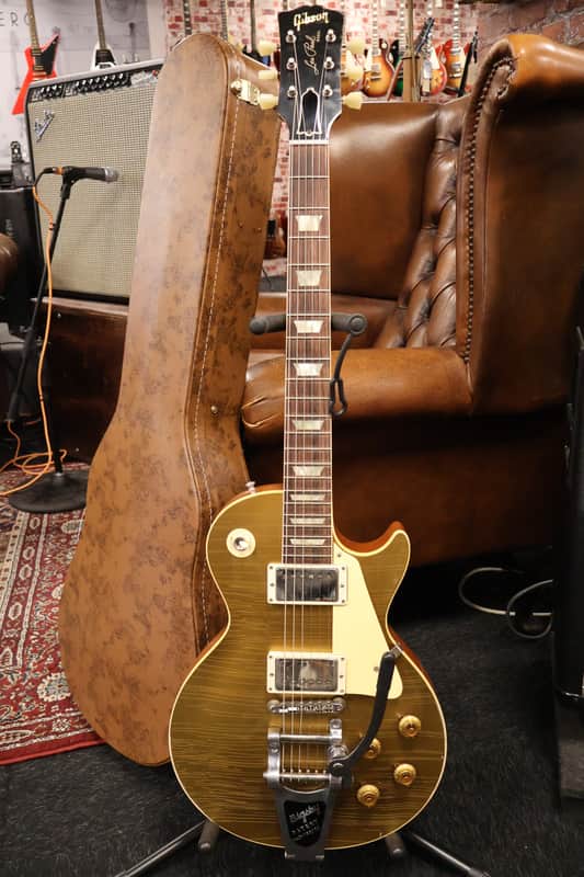 Gibson 57 Les Paul Standard Goldtop Bigsby Murphy Lab | Reverb UK