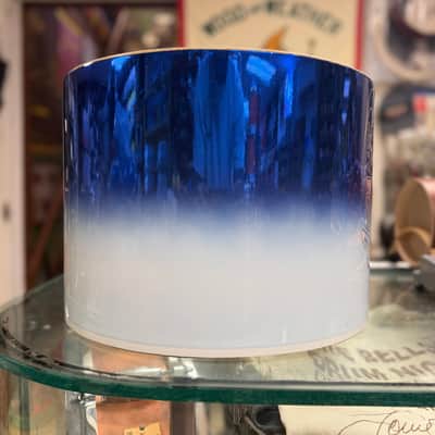 Andante Snare Drum Shell - White Blue Burst 10x14 image 6