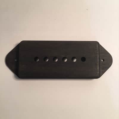Guilford Genuine Ebony P-90 DOG EAR Pickup Covers -1 Cover- Gibson,Lollar,SD  Natural Wood image 3