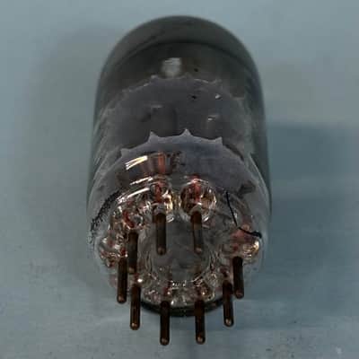 1951 General Electric 12AT7 ECC81 Vintage GE Gray Plate D Getter Tube! T408 image 4