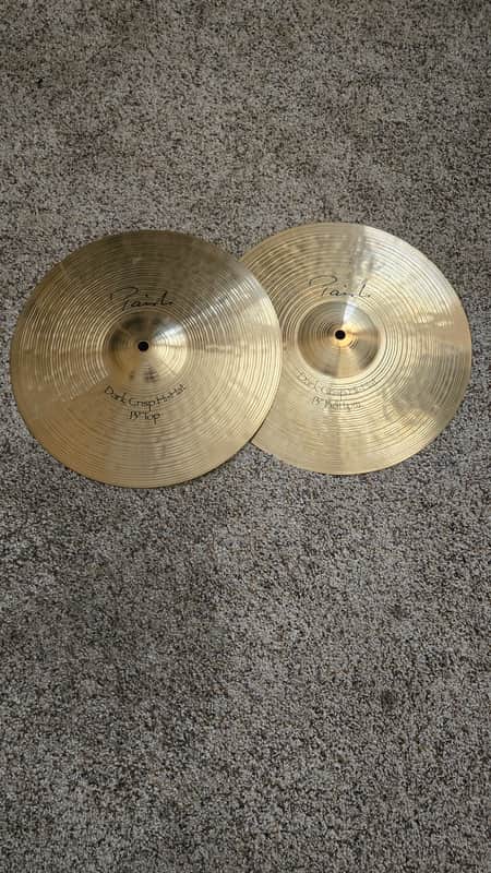 Paiste 13" Signature Dark Crisp Hi-Hat Cymbals (Pair) 1989 - Present - Traditional image 1