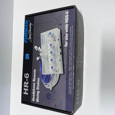 Furman HR-6 #3  Headphone Remote Mixing Station 2000s - White image 3