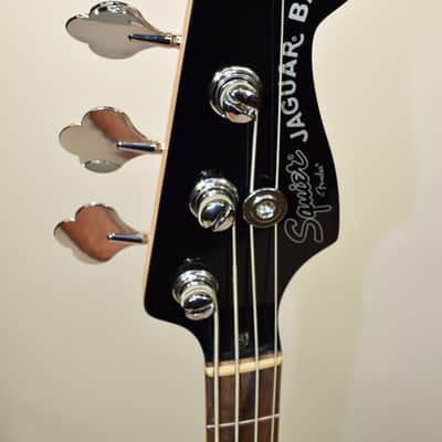 2017 Squier Vintage Modified Jaguar Bass Special SS - Short-Scale, Silver image 8