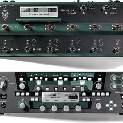 Kemper Amps Profiler Rack with Remote Controller Pedal - Black image 1
