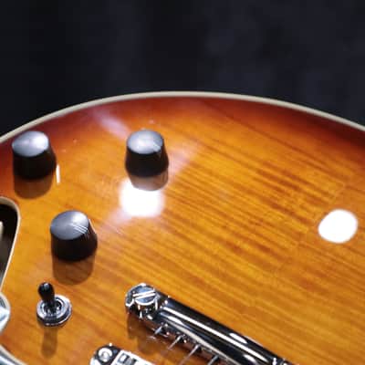 D'Angelico Premier SS Dark Iced Tea Burst Flame Maple Electric Guitar w/Bag image 12