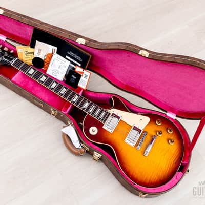 2022 Gibson Custom Shop Historic 1959 Les Paul Standard R9 70th Anniversary VOS Factory Burst image 17