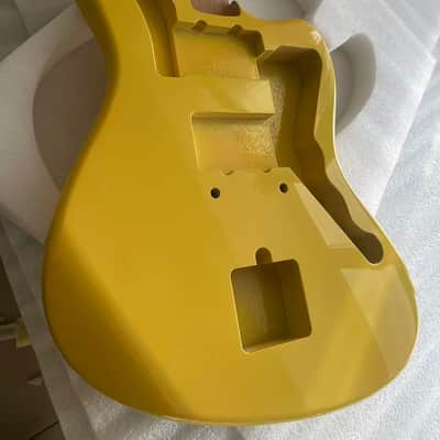 1 yellow gloss alder wood Electric guitar body jazzmaster body image 2