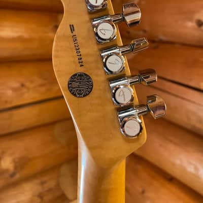 Fender American Select Carved Blackwood Top Telecaster SH 2013 - Black Cherry Burst image 9