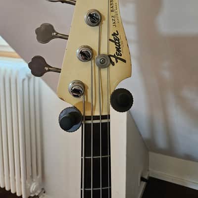 Fender Jazz Bass 1964 Olympic White w/ Original Case image 3