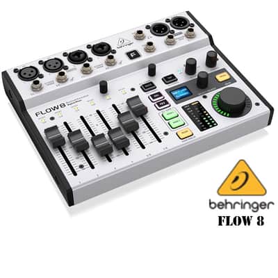 Behringer FLOW 8 8-Input Digital Mixer with Bluetooth Audio 2 FX Processors and USB/Audio Interface image 10