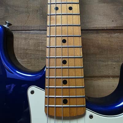 2001 Fender Standard Stratocaster SSS MN - Midnight Blue image 11