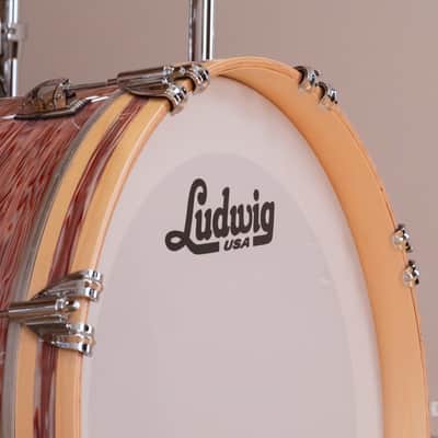 LUDWIG CLASSIC MAPLE 3 PIECE FAB DRUM KIT, VINTAGE PINK OYSTER image 10
