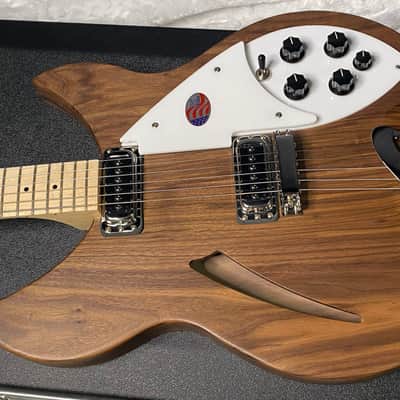 NEW! Rickenbacker 330W Walnut - Semi Hollow Electric Guitar - Authorized Dealer - 7.1 lbs - G07464 image 9