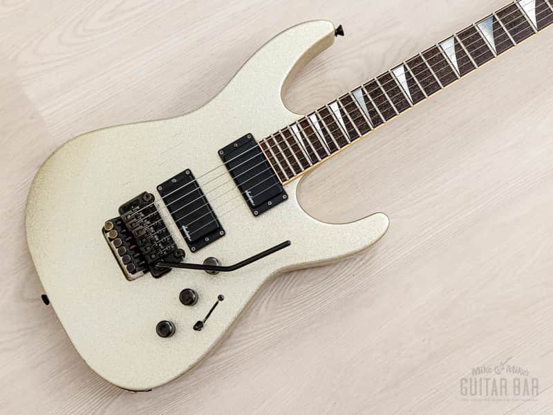 1990 Charvel by Jackson Soloist SL-140-HH Neck Through Platinum Pearl w/ Floyd Rose image 1