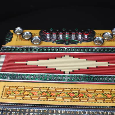 A Beautiful Melodija Four Row Button Box Accordion in it's Original Case image 4