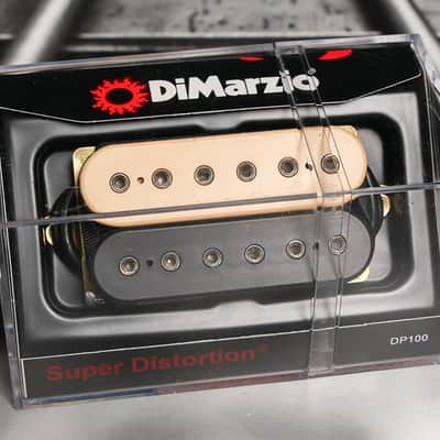 DiMarzio DP100BC Super Distortion Humbucker - Black and Cream / Standard Spacing image 1