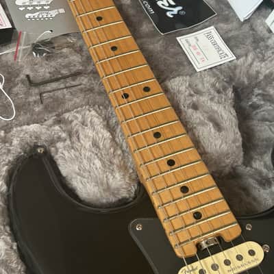 Fender American Elite HSS Stratocaster 2015 - Black image 3