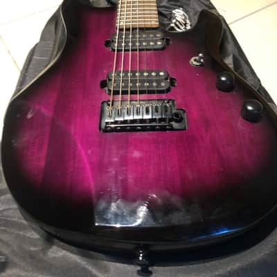 Sterling by Music Man JP70  - Trans Purple Burst 7-string image 2