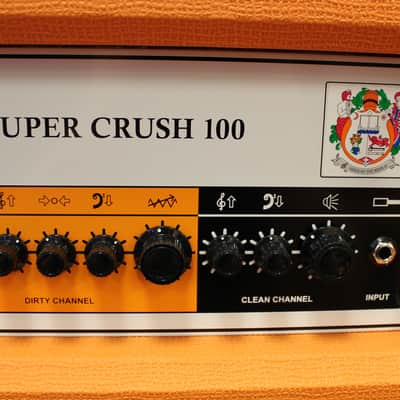 Orange Amplifiers Super Crush 100W Guitar Amp Head Orange image 2