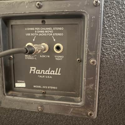 1980’s Randall Rg100esw/ matching Jag cab image 6