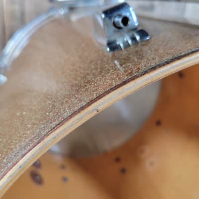Ludwig Pro Beat Floor Tom 16" x 16" 1976 - Champagne Sparkle image 15