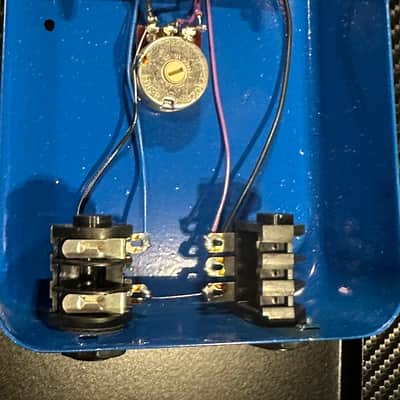 Colorsound  Sola Sound Fuzz Box 1996 - Blue Vintage 1996 Colorsound One Knob Fuzz Box - Dick Denney Sola Sound - Original First Issue image 15