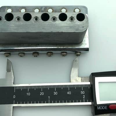 Relic’d Stratocaster Style Tremolo Vibrato - Relic’d Chrome/Nickel image 7
