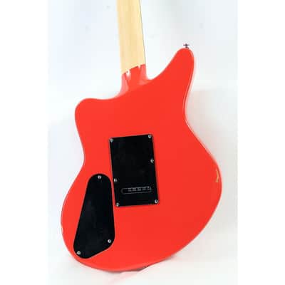 D'Angelico Premier Series Bedford SH Limited-Edition Electric Guitar with Tremolo Regular Fiesta Red image 4