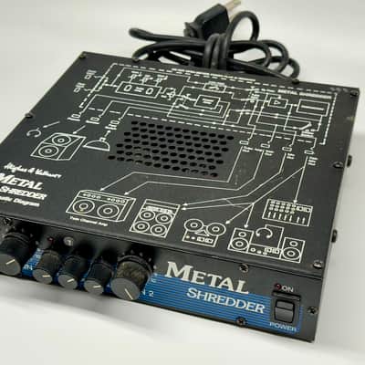 Hughes & Kettner Metal Shredder Preamp Hybrid with Power Amp - Black and Blue image 2