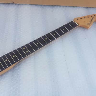1965 FENDER MUSTANG NECK made in USA - RARE SLAB BOARD VERSION image 2