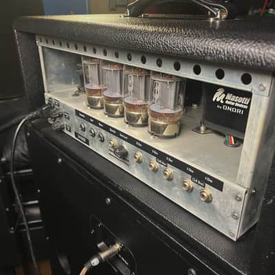 Mezzabarba MZero BASS OVERDRIVE – Custom One-Off All-Tube 180W + 4x12 Bass Reflex 1000W 2017 - Gloss Black and Red image 4