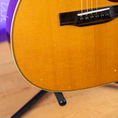 1986 Franklin Guitar Co. OM-28 Acoustic Guitar Natural image 8