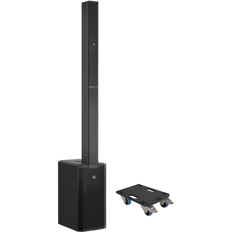 LD Systems Maui 11 G3 MIX PA-System schwarz + Rollbrett image 1
