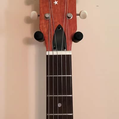 CUSTOM DESIGNED & CRAFTED LES PAUL JR. STYLE RED MAHOGANY AQUA IMPRESSION JASPER STONES - SERIAL #077 2025 image 5