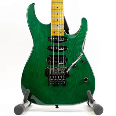 1992 Charvel CDS 070 Trans. Green w/ Jackson HSS Pickups, Double