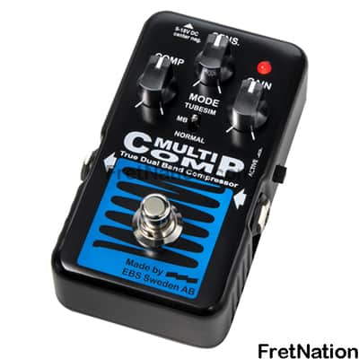 EBS Blue Label MultiComp Multi-Band Compressor Pedal - EB-MC-BL image 1