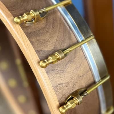 Pisgah Possum 11" 5-String Banjo with Persimmon Tone Ring Walnut Rim and Neck, Persimmon Fretboard image 7
