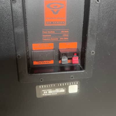 Pair Of Cerwin Vega DX-7 Speakers. 255 Watts, 4 Ohms. 34 Hz-20K Hz. image 12